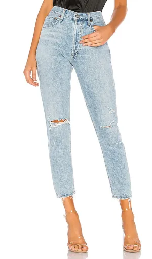 AGOLDE Jamie High Rise Classic in Blue