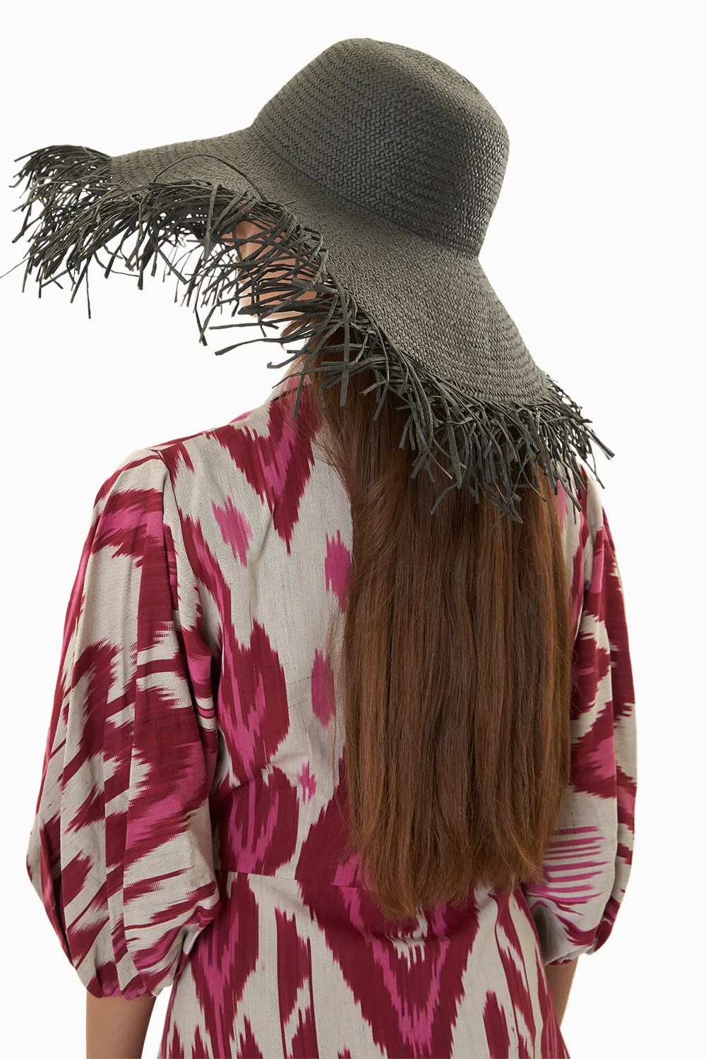 Classic Charcoal Fringe Hat