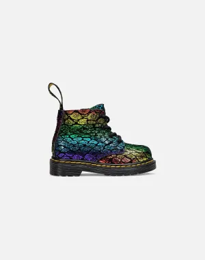 Dr. Martens 1460 RAINBOW CROC BOOTS INFANT
