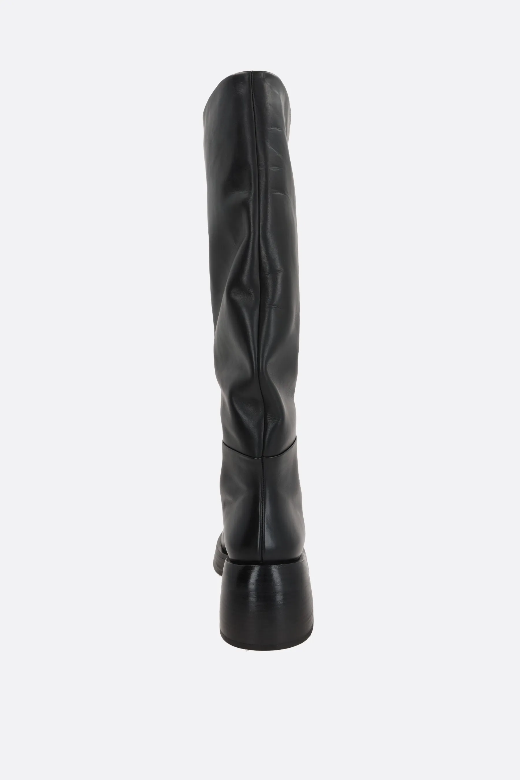 Fondello smooth leather boots