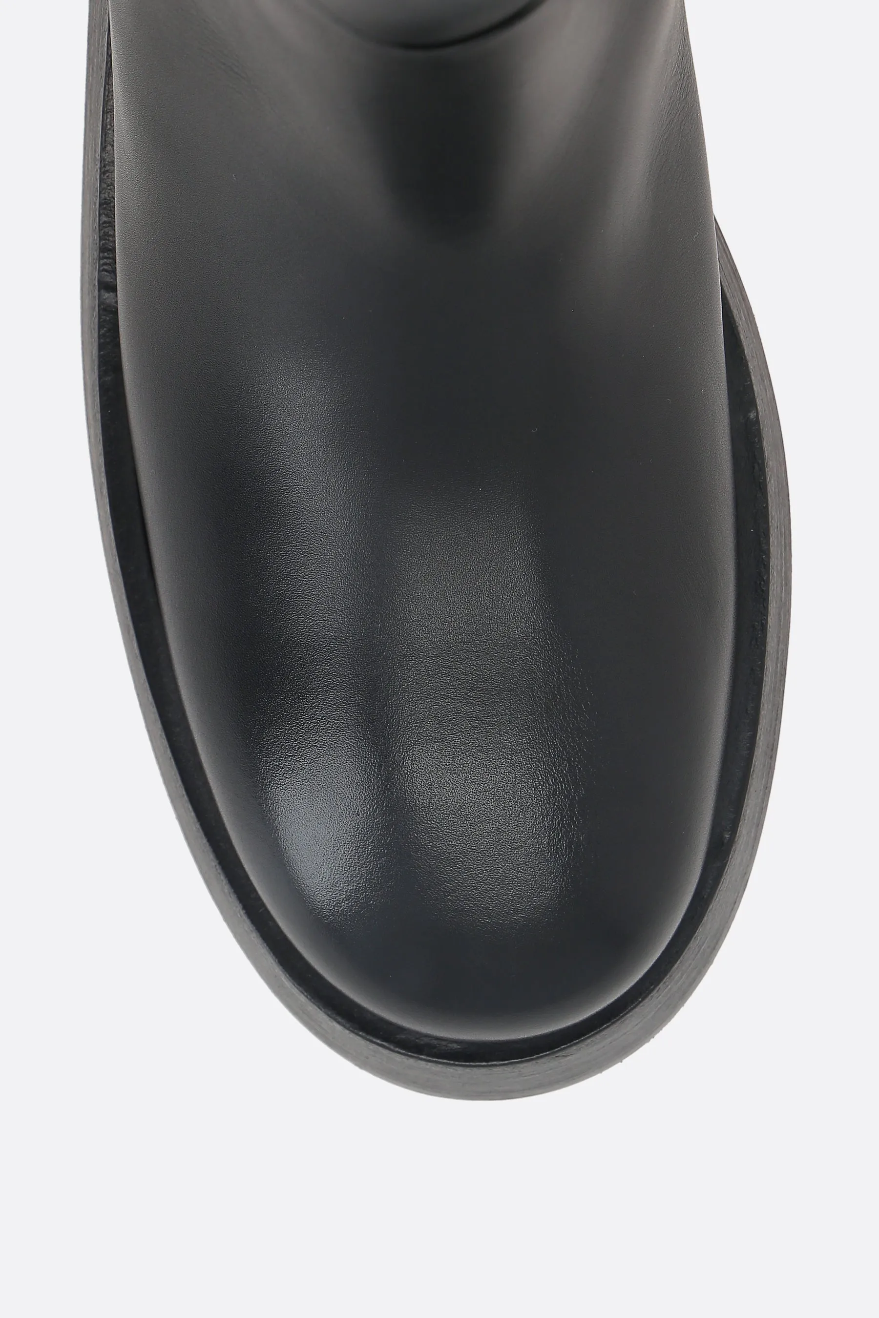 Fondello smooth leather boots