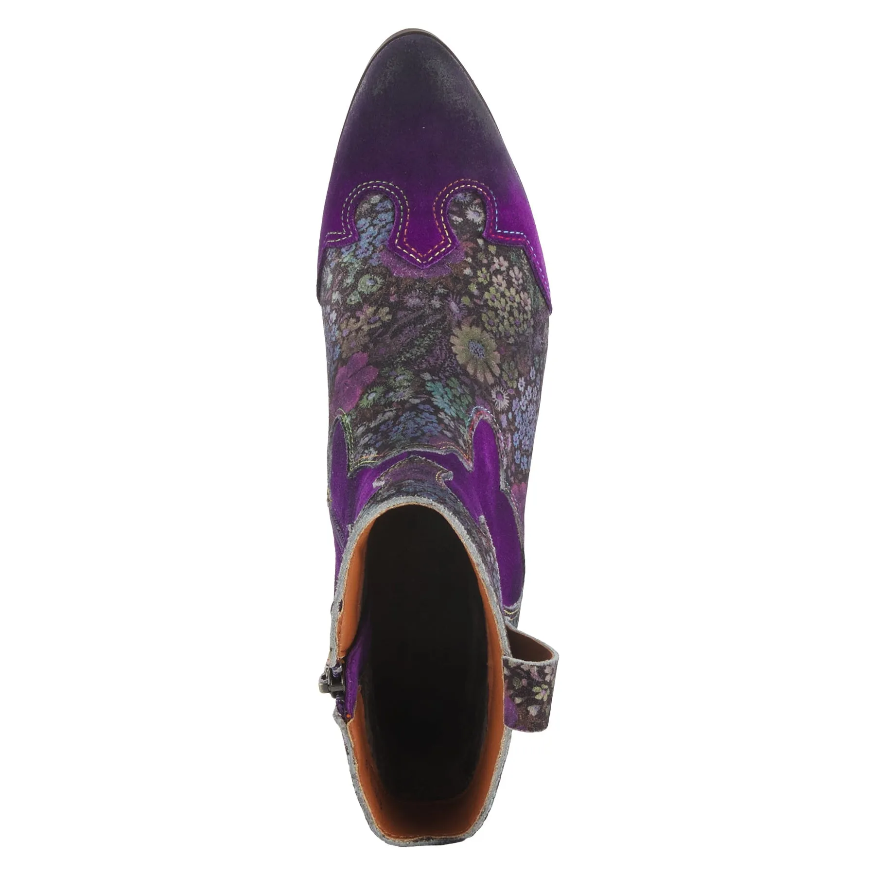 L'ARTISTE LADYLUCK WESTERN PURPLE BOOTIES
