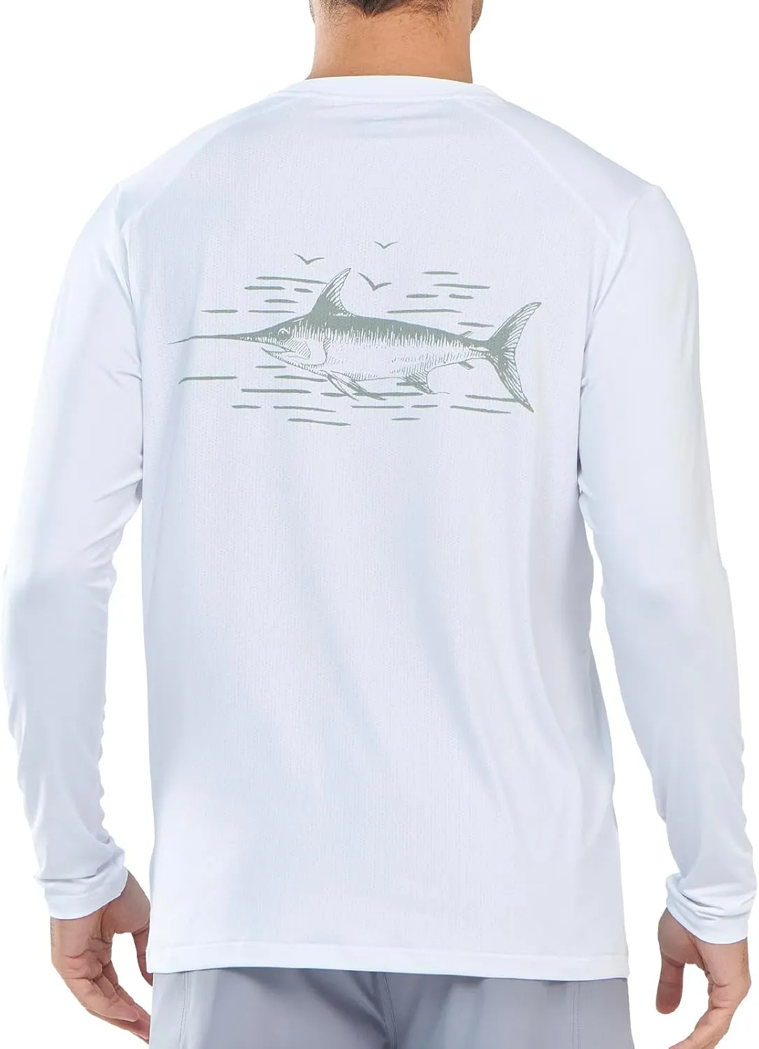 NORTHYARD Men's UPF 50  Sun Protection Shirts Long Sleeve Swim Beach Rash Guard SPF Quick Dry Lightweight UV Fishing T-Shirt