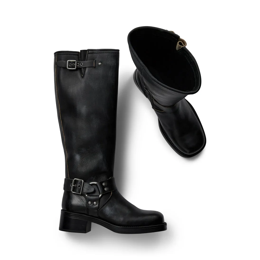Tamera long Vintage - Black matte