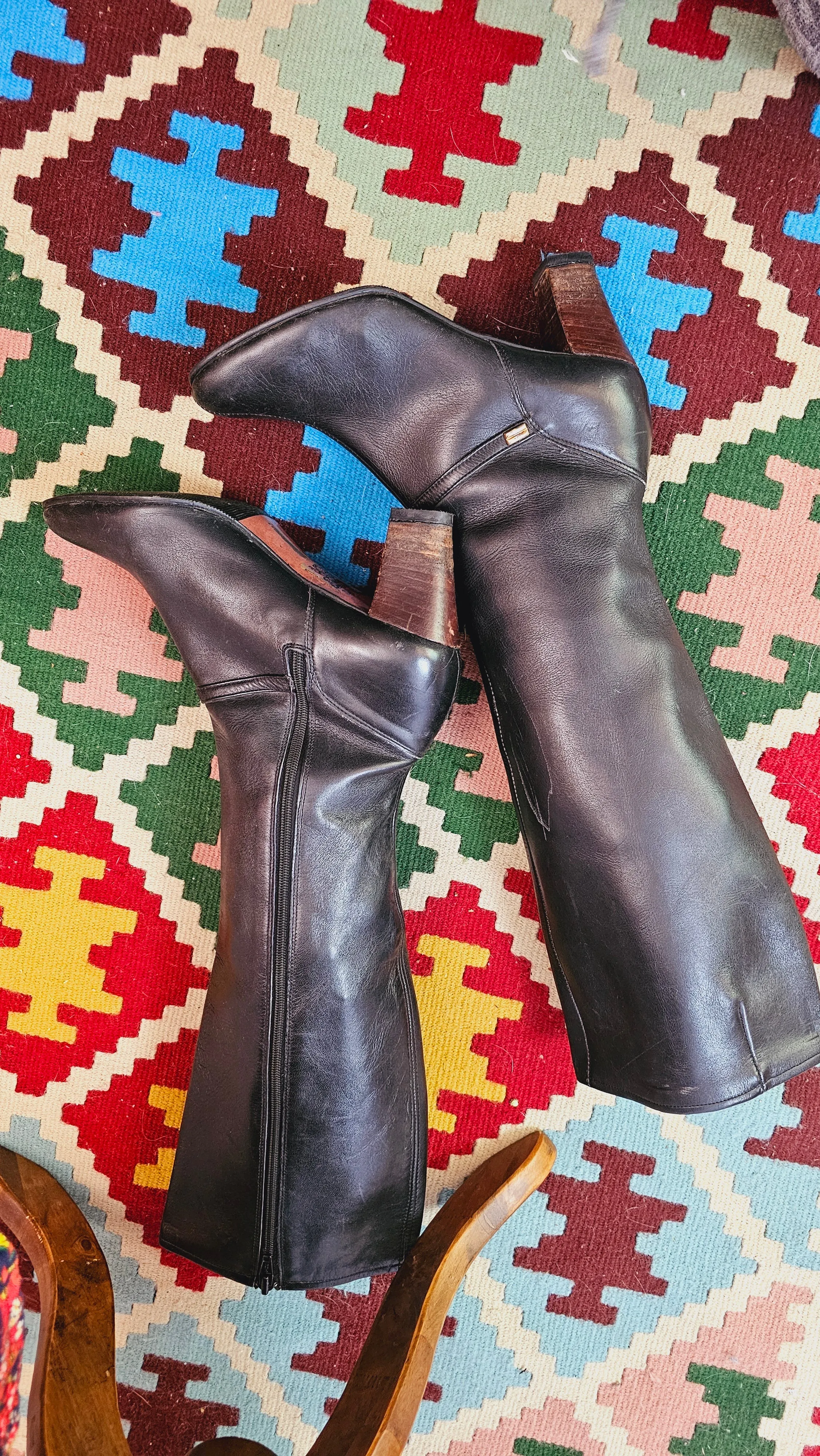 VINTAGE 70S SANDLER BOOTS 8.5