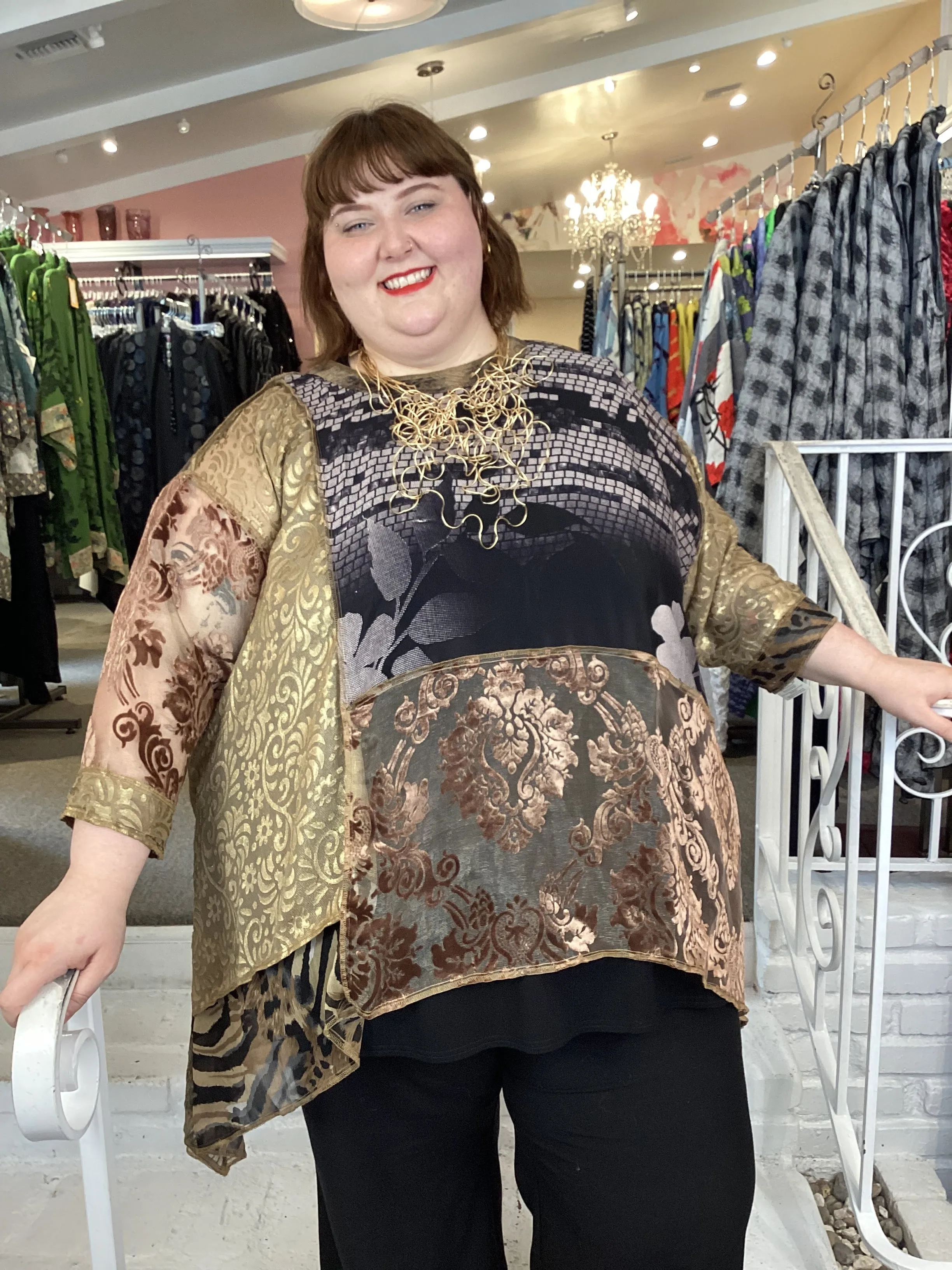 WHISPER TOP - 5651 GOLD LEAF