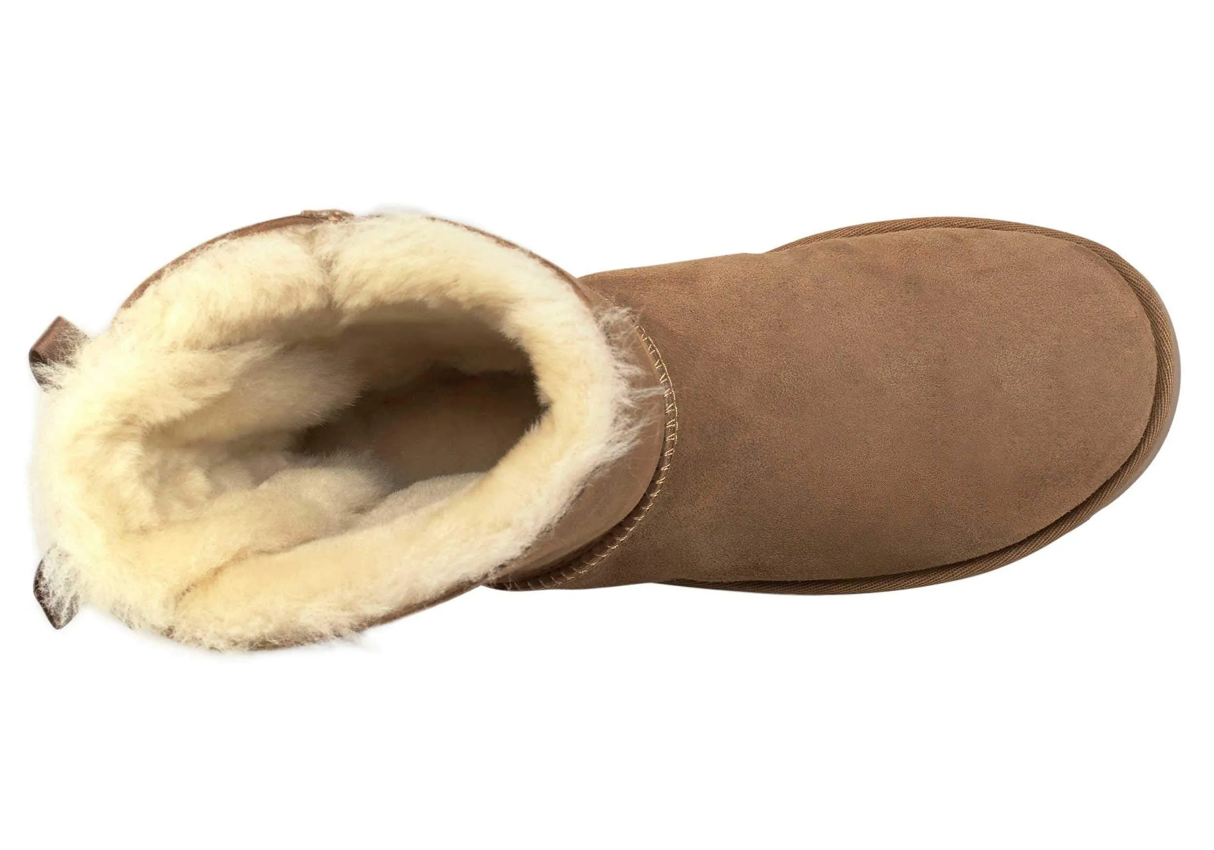 Women's Shoes UGG BAILEY BOW II Twinface Sheepskin Boots 1016225 CHESTNUT