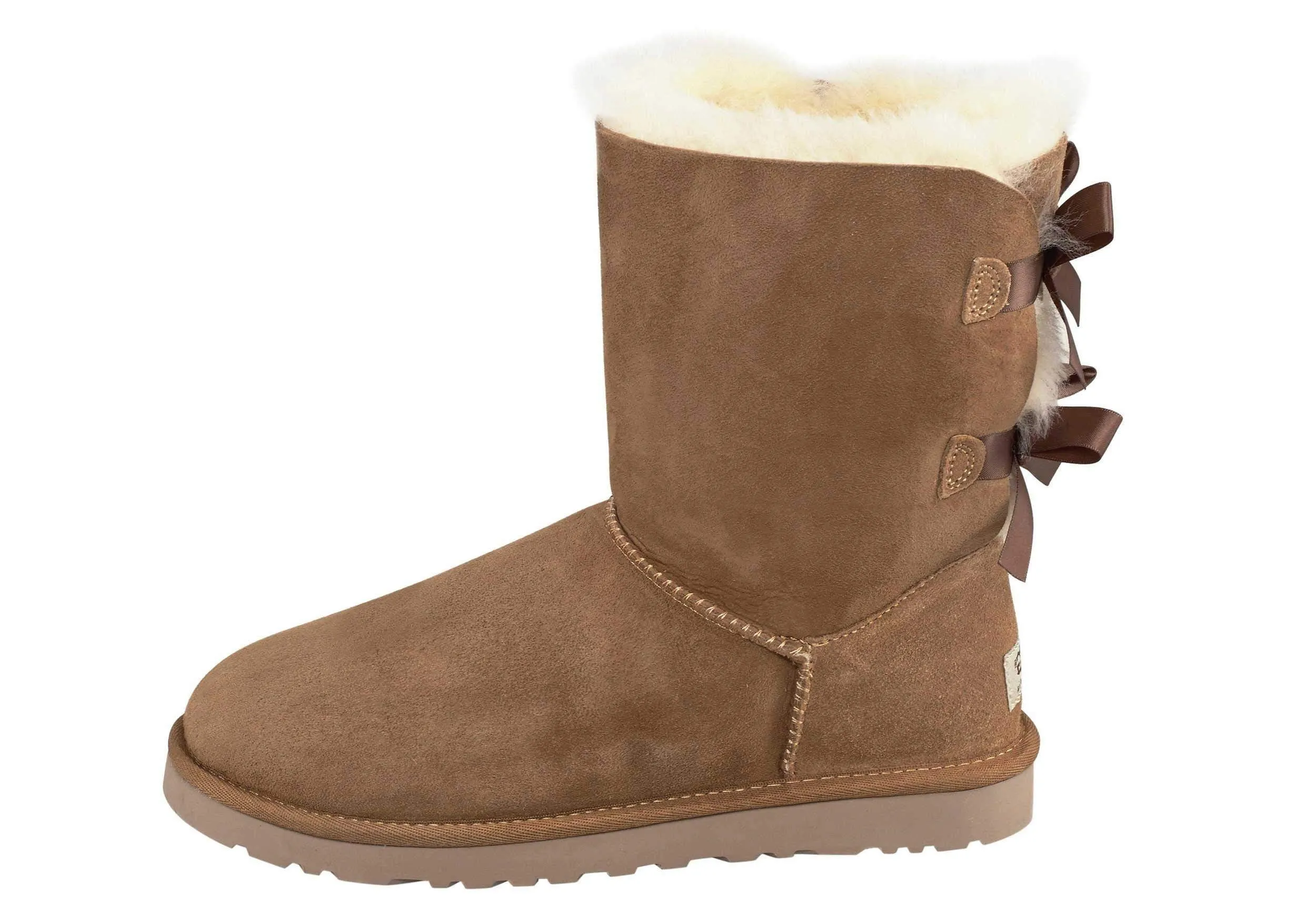 Women's Shoes UGG BAILEY BOW II Twinface Sheepskin Boots 1016225 CHESTNUT